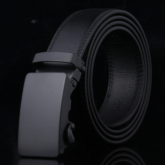 Cinturón para Hombre con Hebilla Deslizante Negro