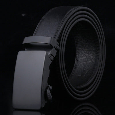 Cinturón para Hombre con Hebilla Deslizante Negro