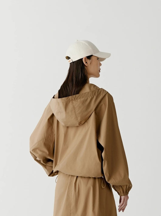 Chaqueta con Capucha de Algodón Popelina - Image 5
