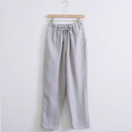 Pantalones Anchos de Lino y Algodón para Tallas Grandes - Cómodos y Transpirables - Image 7