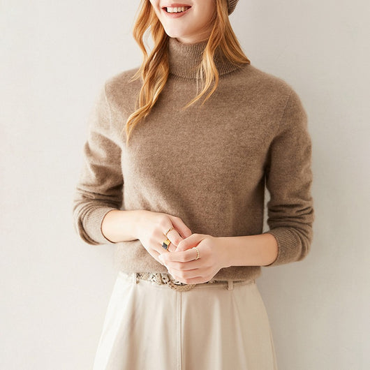 Suéter de Cachemira para Mujer - Diseño Holgado Estilizador - Image 12