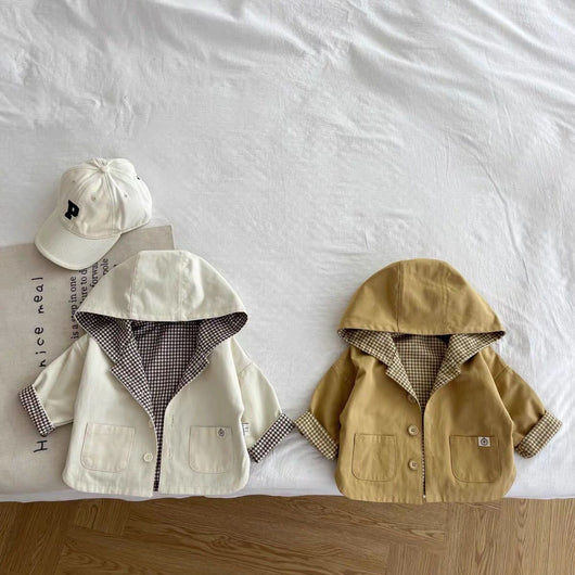 Abrigo Impermeable con Capucha Estilo Coreano para Niños - Image 12