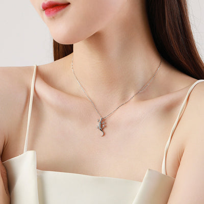 Collar Colgante de Gecko en Plata de Ley S925 - Image 3