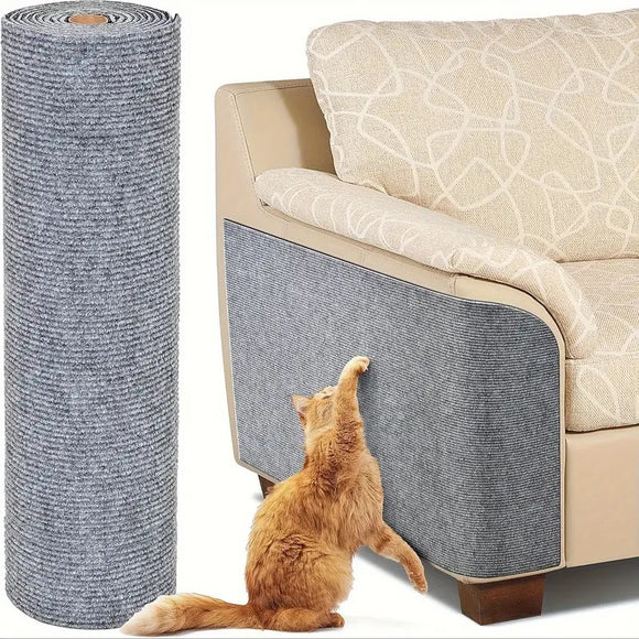 Rascador de Pared Adhesivo para Gatos - Recortable, Resistente y sin Pelusas