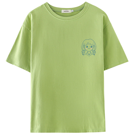 Playera Casual de Algodón con Estampado para Mujer - Verano - Image 18