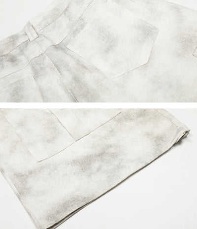 Overol Ancho Tie-dye Desgastado de Moda Vintage - Image 15