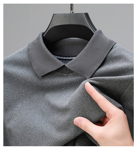 Camiseta Térmica Básica de Color Liso para Hombre - Image 9
