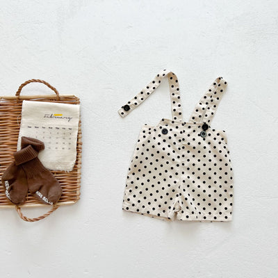 Conjunto de Enterizo Corto para Bebé con Babero Integrado - Image 12