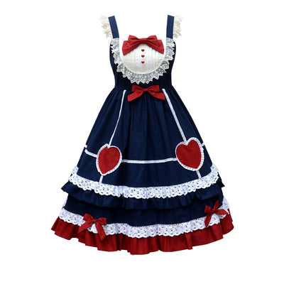 Vestido Lolita JSK Dulce Snow White con Brócado de Jardín - Image 3