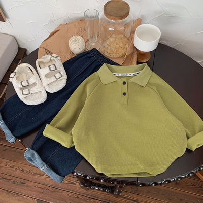 Suéter Coreano de Lana Gruesa Color Sólido Casual - Image 13