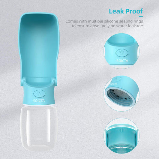 Botella Dispensadora de Agua Portátil para Perros - Todo Tamaño - Image 10