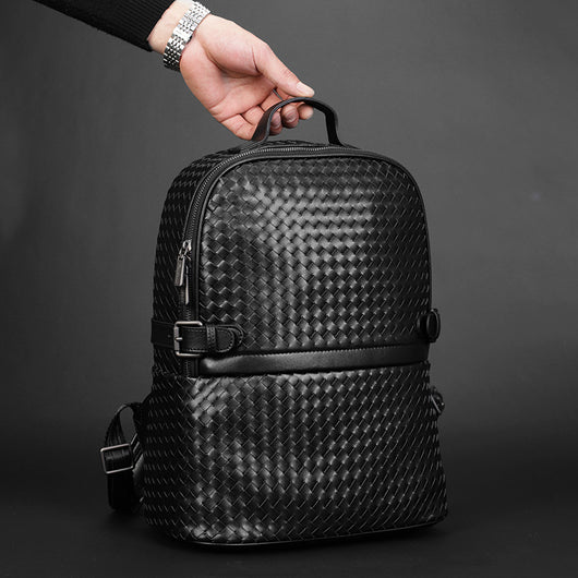 Mochila de Viaje Trenzada para Hombre con Gran Capacidad
