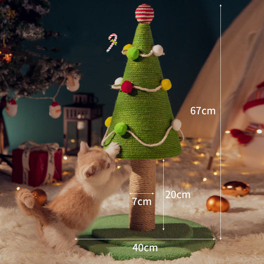 Árbol Rascador Minimalista Navideño para Gatos - Image 8