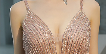 Vestido de Noche Elegante Alta Costura con Detalles Sofisticados - Image 13