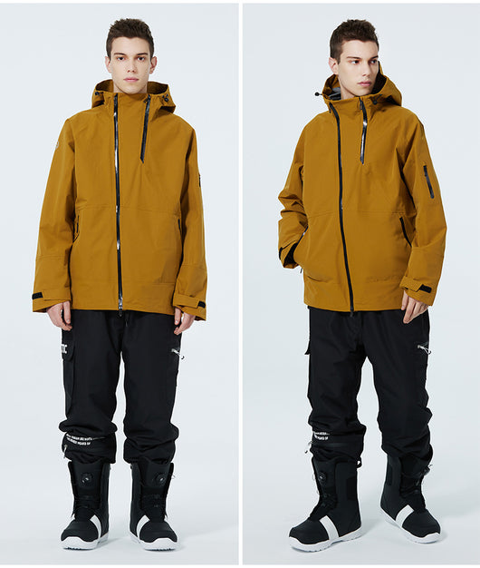 Traje de Esquí Unisex Impermeable y Cortaviento con Doble Capa Térmica - Image 22