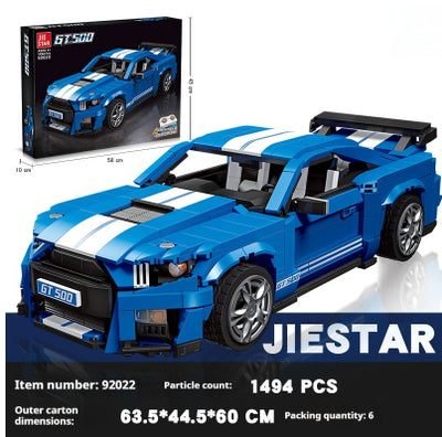 Auto de Carreras Infantil con Bloques de Construcción Pequeños - Image 7