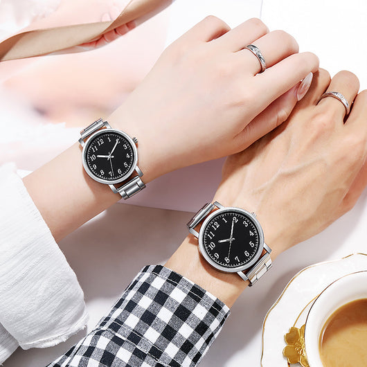 Reloj de Acero Inoxidable Unisex con Correa de Malla - Image 15