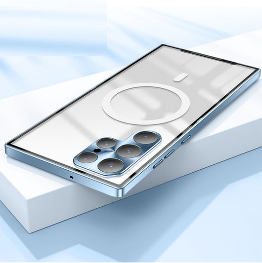 Funda Protectora Magnética con Carga Inalámbrica para Celular