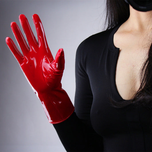 Guantes de Cuero PU Brillante Largos con Ajuste al Codo - Image 36