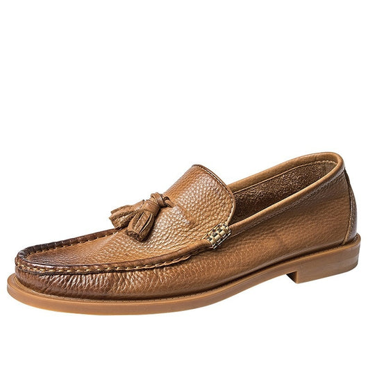 Zapatos de Cuero Genuino Estilo Inglés Transpirables para Hombre - Image 5