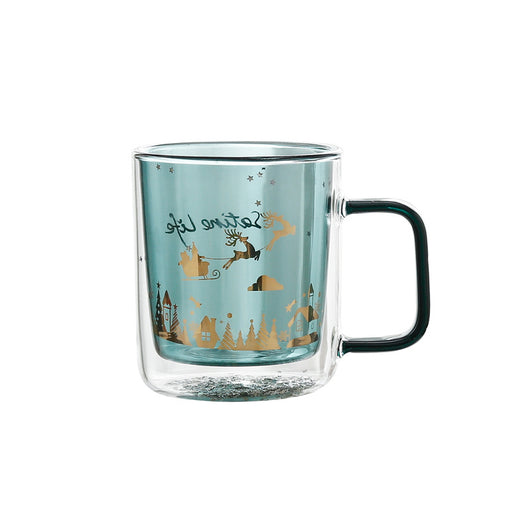Taza de Vidrio Doble Capa con Tapa Transparente - Image 11