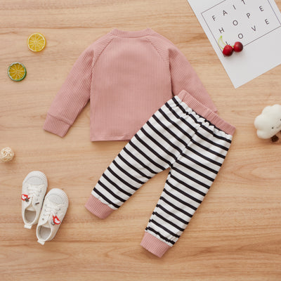 Conjunto Deportivo para Niñas Arcoíris de Algodón con Sudadera y Pantalón - Image 13