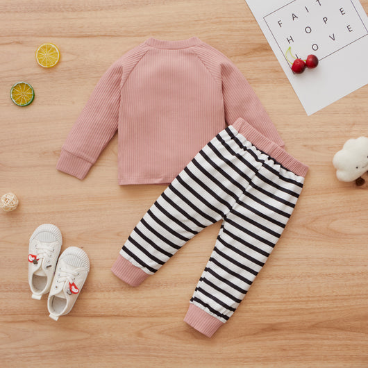 Conjunto Deportivo para Niñas Arcoíris de Algodón con Sudadera y Pantalón - Image 13