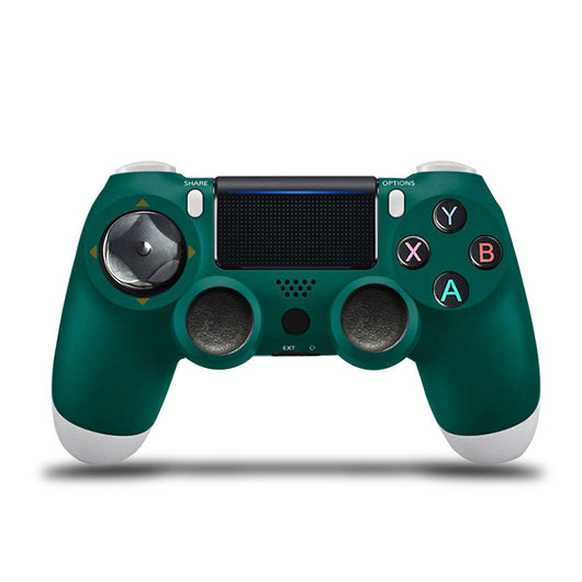 Rose gold wireless game controller with dual vibration, Bluetooth, and action buttons for PS4, PC, and P3. - Image 37