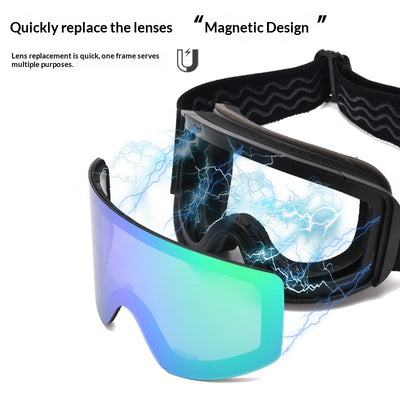 Gafas de Esquí Antivaho Magnéticas de Doble Capa
