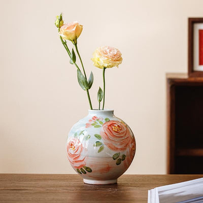 Florero Hidropónico de Cerámica Artesanal Jingdezhen Estilo Retro Chino - Image 13