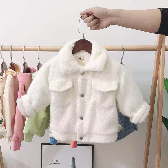 Abrigo Acolchado Cálido para Niños - Chaqueta Gruesa de Algodón