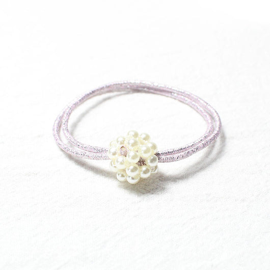 Anillo para el Cabello Perla Hueca Tejida - Image 9