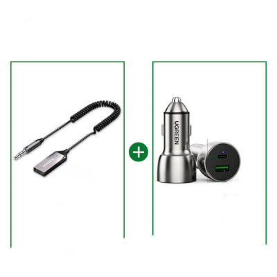 Adaptador Bluetooth Inalámbrico para Auto - Receptor USB a 3.5mm - Image 2