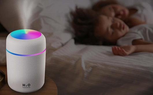 Humidificador Portátil Mini 300ml con Luz LED Multicolor y Difusor de Aromas - Image 4