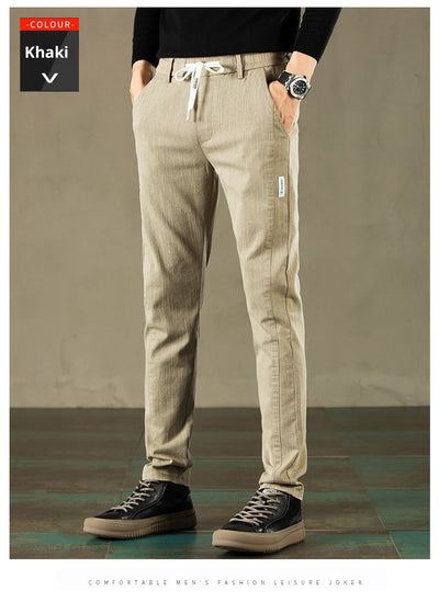 Pantalones Deportivos Rectos Elásticos para Hombre - Image 21