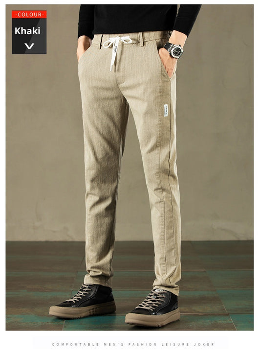 Pantalones Deportivos Rectos Elásticos para Hombre - Image 21