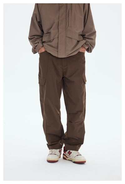 Pantalones Cargo Cómodos de Fibra Química para Hombre - Image 13