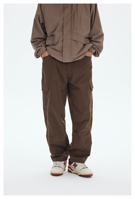 Pantalones Cargo Cómodos de Fibra Química para Hombre - Image 13