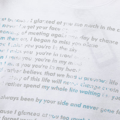 Camiseta de Algodón con Estampado de Letras para Hombre - Image 3