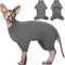 Suéter Cuello Alto para Gatos Sphynx - Ropa Térmica Suave para Gatos sin Pelo