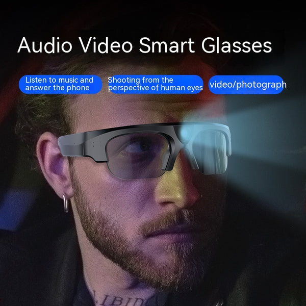 Gafas Inteligentes Bluetooth con Conducción Ósea para Música y Llamadas