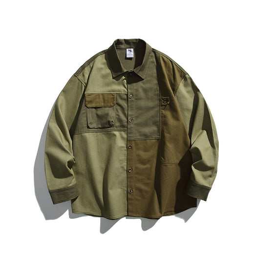 Camisa Militar Suelta Casual para Hombre - Estilo Montaña