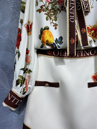 Vestido Camisero Estampado de Manga Larga - Conjunto Versátil - Image 7