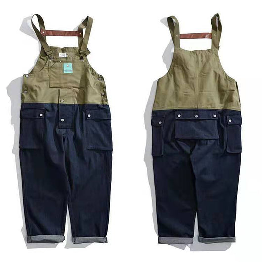 Pantalón Denim de Una Pieza con Detalles Colorblock y Aplicaciones - Image 4