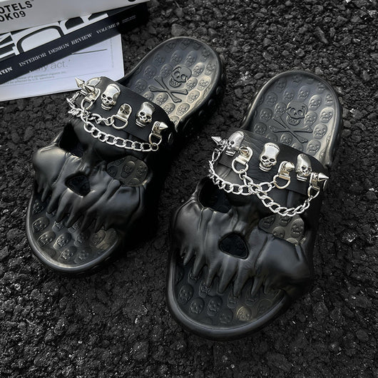 Pantuflas Cráneo con Suela Antideslizante Reforzada - Image 5