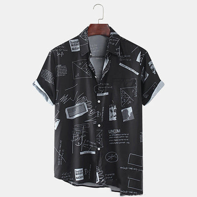 Camisa Cardigan Hawaiana de Algodón y Lino para Hombre - Image 16