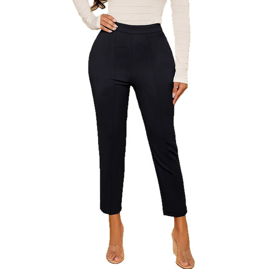 Pantalón Casual de Cintura Alta Slim Fit Cómodo - Image 5
