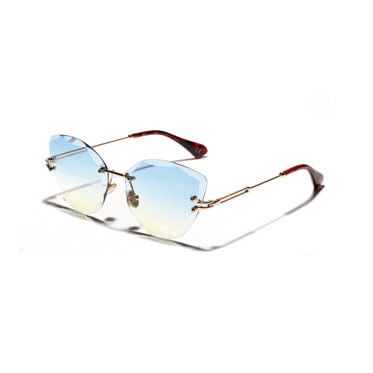Gafas de Sol Retro Cat Eye para Mujer con Corte Diamante - Image 5