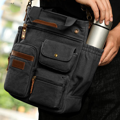Maletín Oxford Ejecutivo Multifuncional de Gran Capacidad para Hombre - Image 6