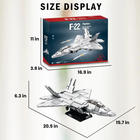 Bloques de Construcción Educativos Avión Militar Aeroespacial para Niños - Image 10